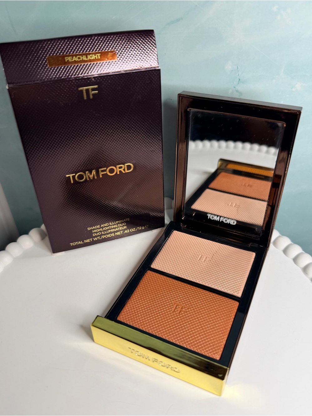 Tom Ford Shade And Illuminate Highlighting Duo | Peachlight | 12g/0.42oz | New
